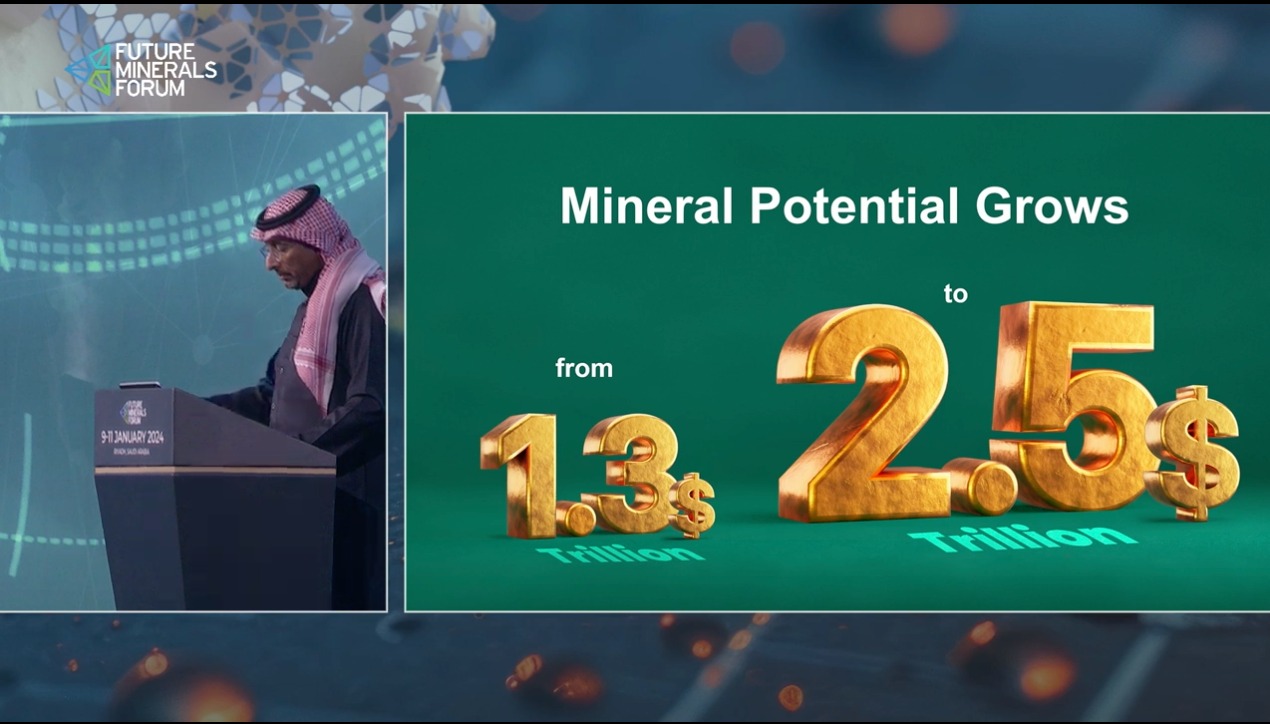 Saudi Arabia increases mineral potential projections by 90% to $2.5tn