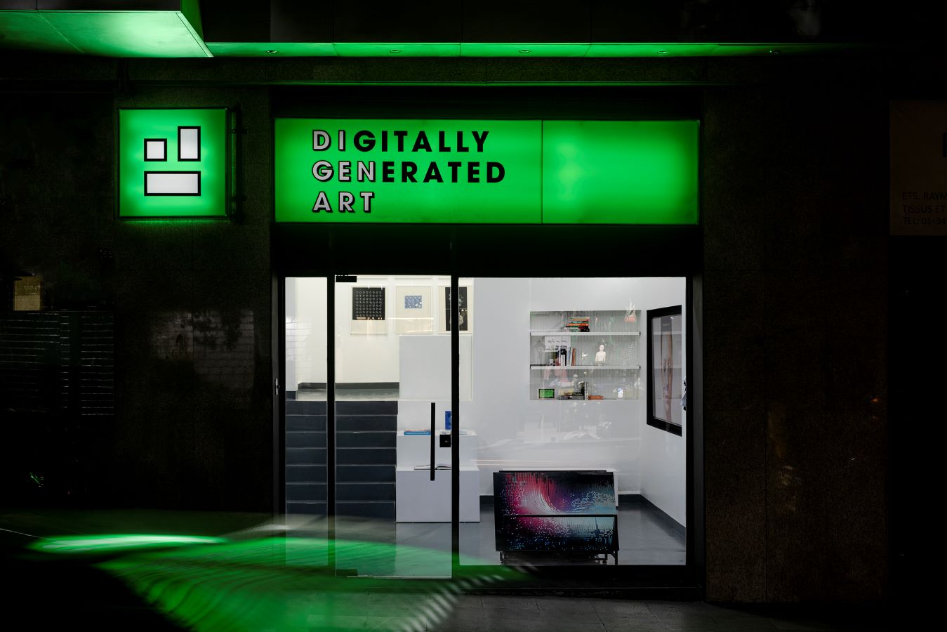 Lebanese art specialists Alex Rayes and Camille Hajjar have founded a new gallery devoted to showcasing digital art in Beirut, called DiGen Art. (Photo by Walid Rashid)