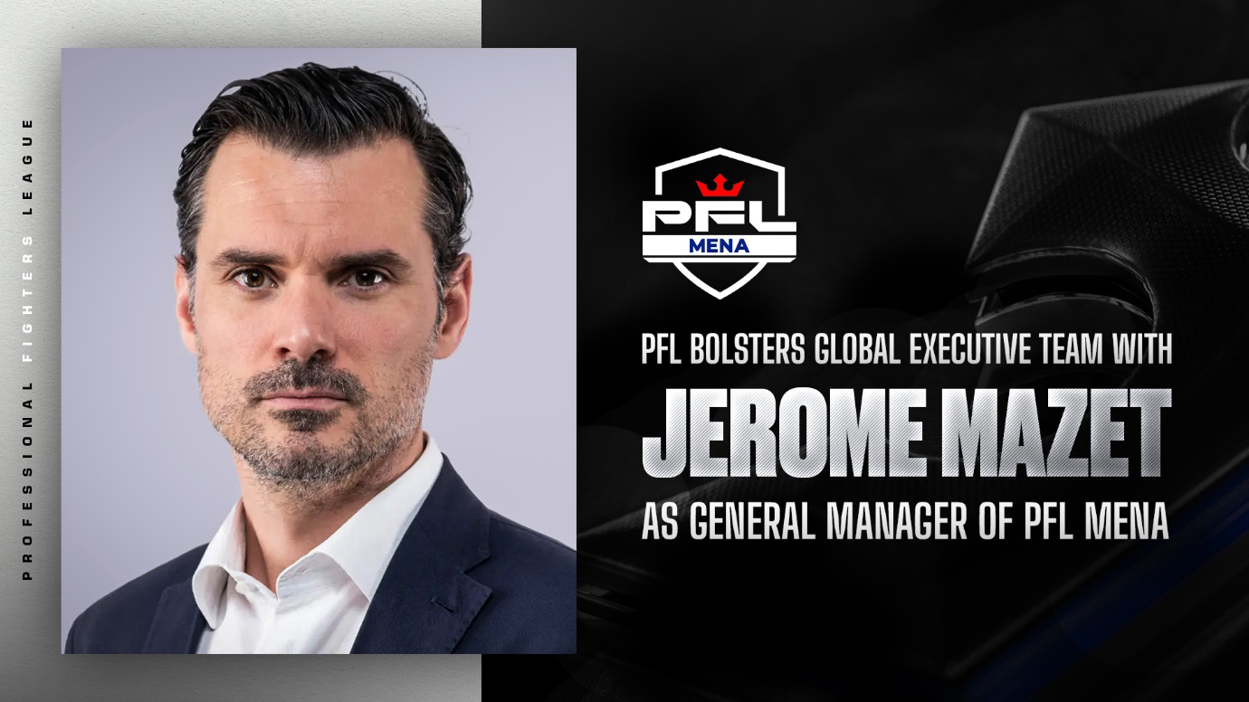 Jerome Mazet has been announced as General Manager of PFL MENA. (PFL)