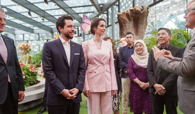 Princess Rajwa Al-Hussein attends launch of Jordanian exhibition in Singapore