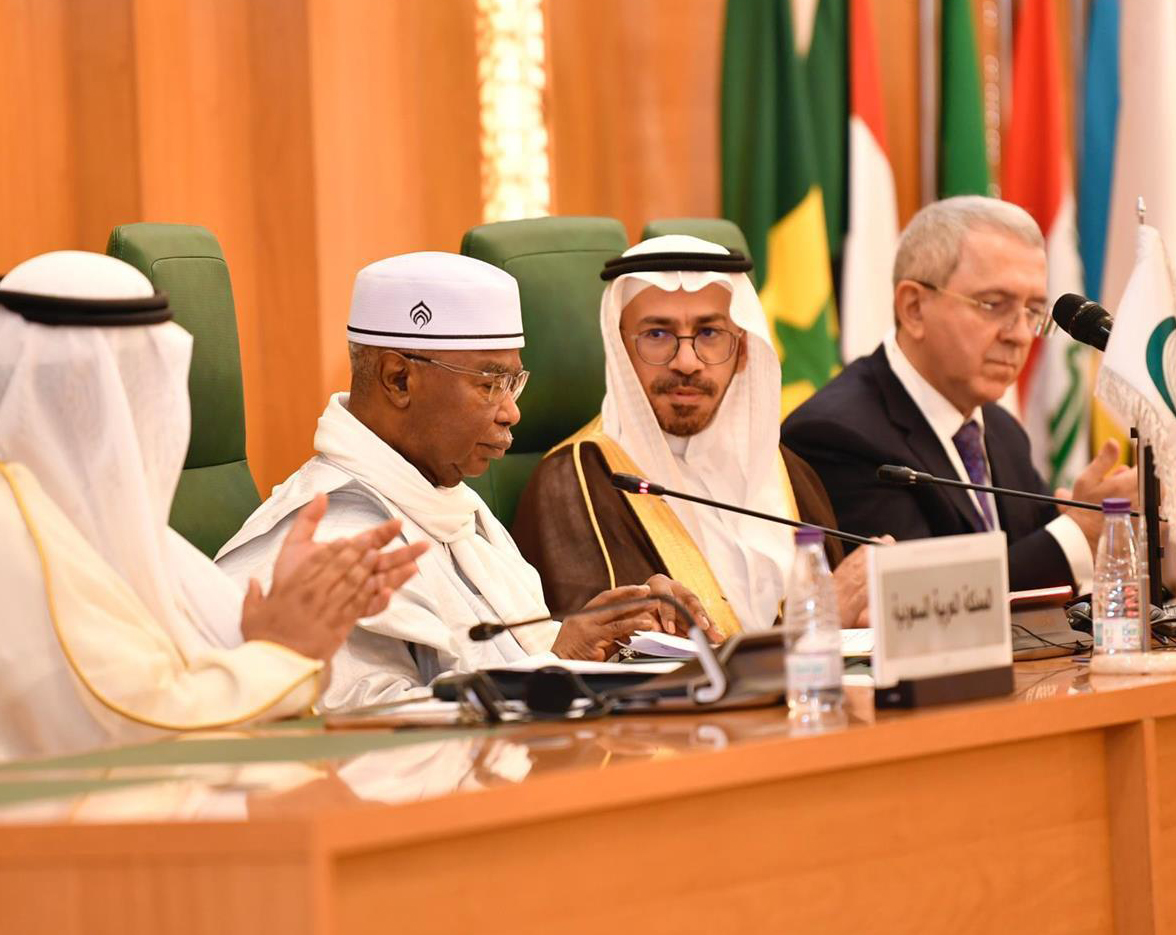 OIC Secretary-General Hissein Brahim Taha commemorates World Arabic Language Day in Jeddah. (SPA)