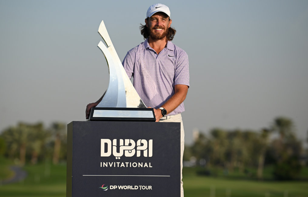 Tommy Fleetwood wins Dubai Invitational after dramatic double-birdie finish