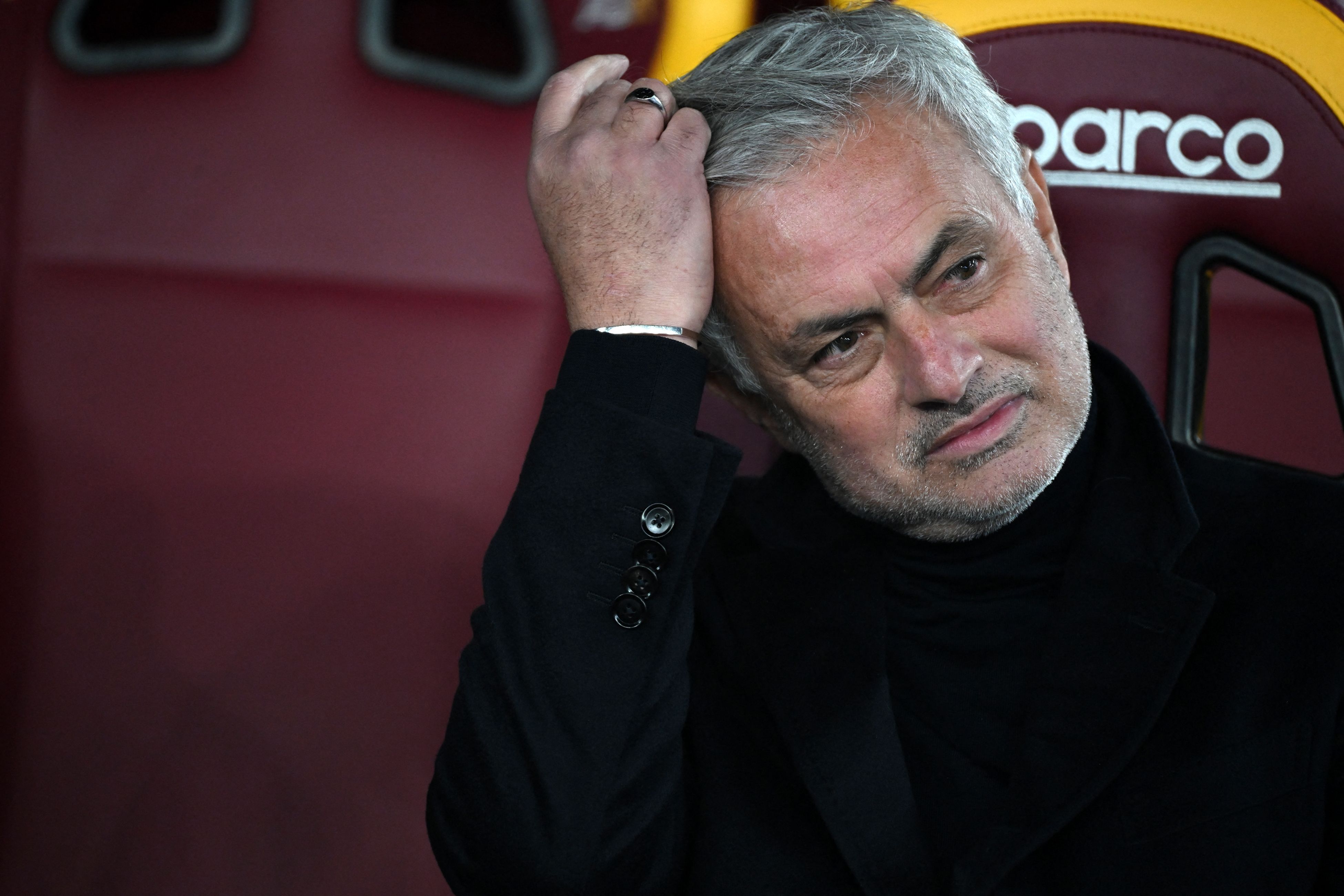 Roma's Portugese coach Jose Mourinho has been sacked as coach of AS Roma. AFP