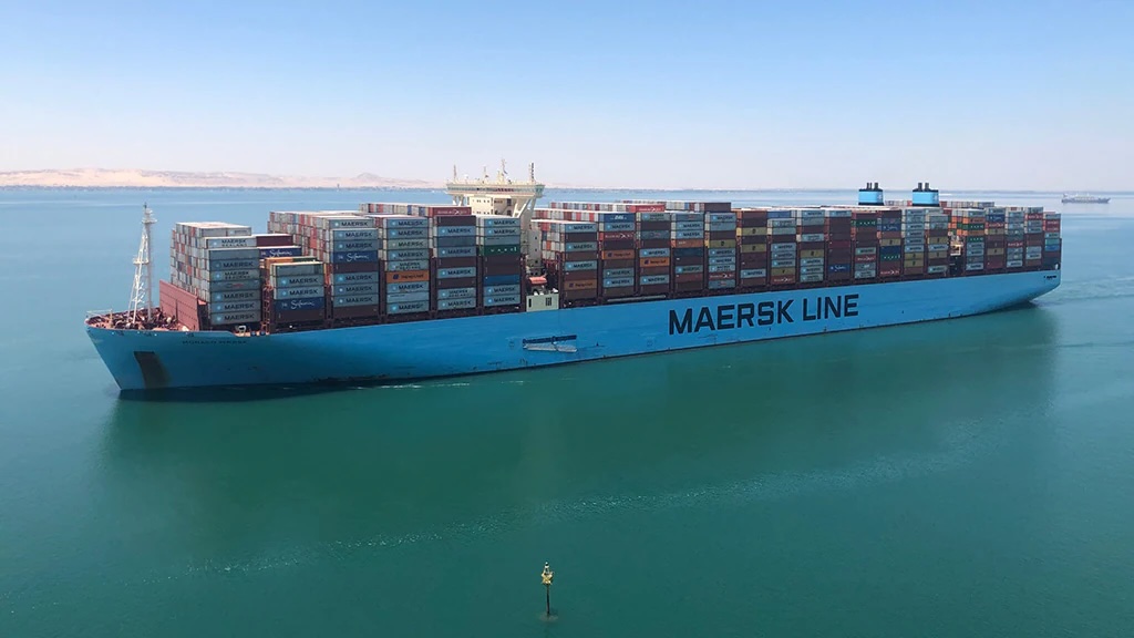 Maersk has sent two container ships through the Red Sea carrying goods for the US military and government, according to the Danish company and ship tracking data.