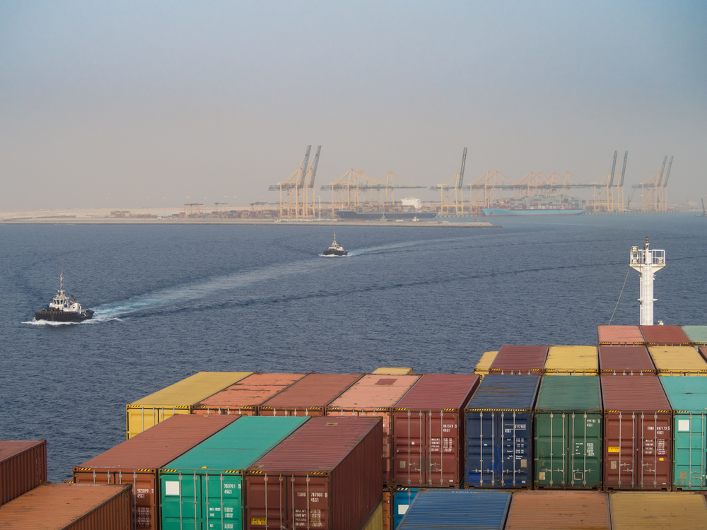 This figure surpassed the 2022 total of 10,439,620 containers. Shutterstock