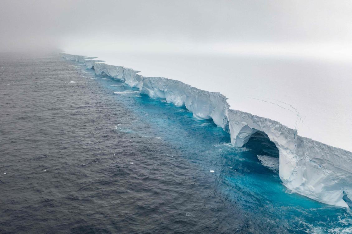 World’s oldest and biggest iceberg ‘battered’ by waves as it heads north