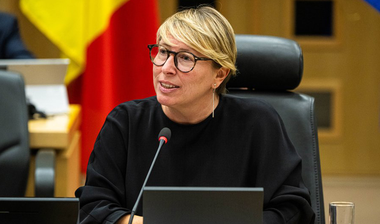 The file photo posted on January 19, 2024, shows Belgian Minister of Development Cooperation Caroline Gennez. (X: @carogennez)