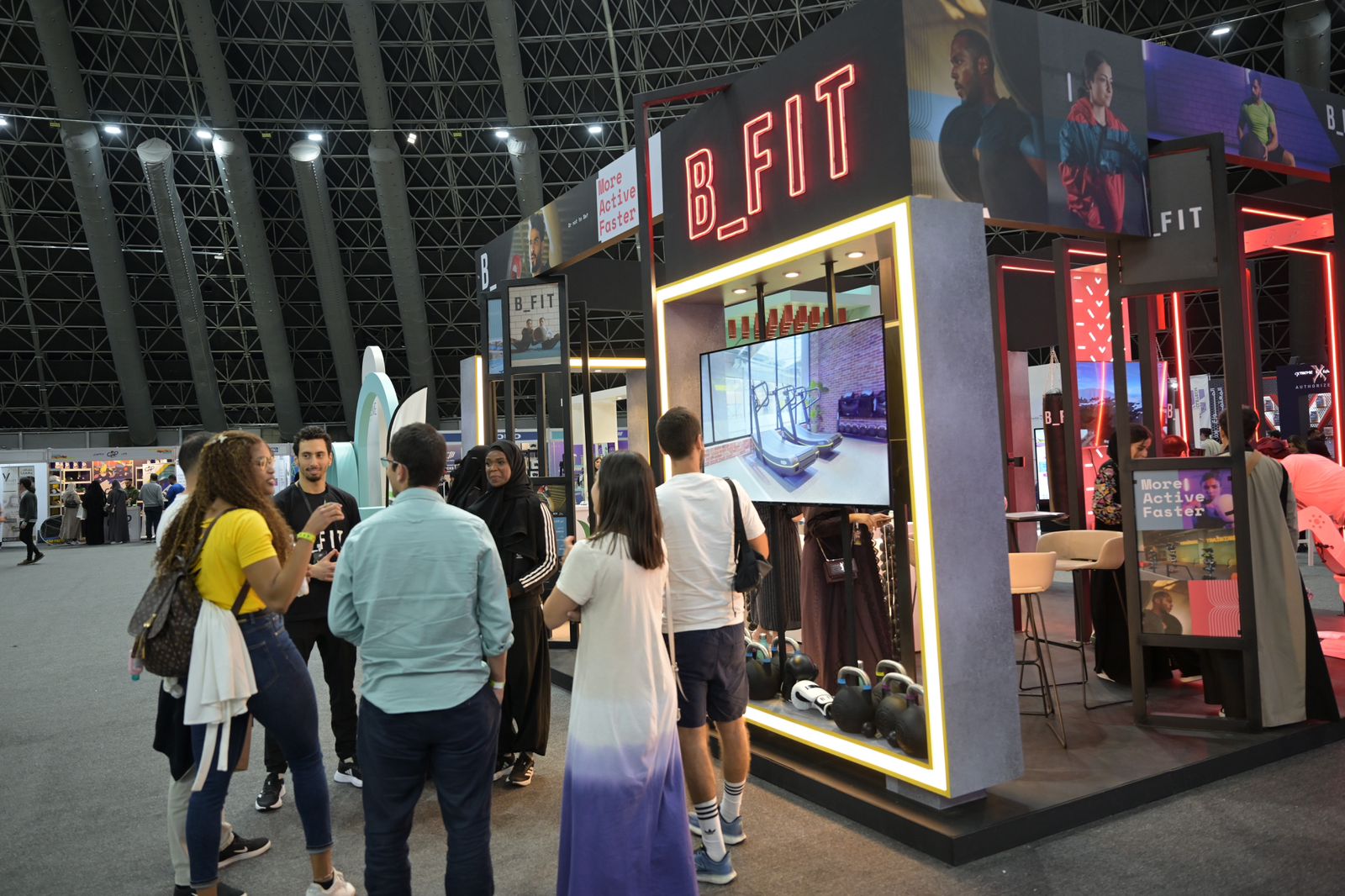 During the expo, attendees connected with industry celebrities and fellow fitness enthusiasts (Supplied)