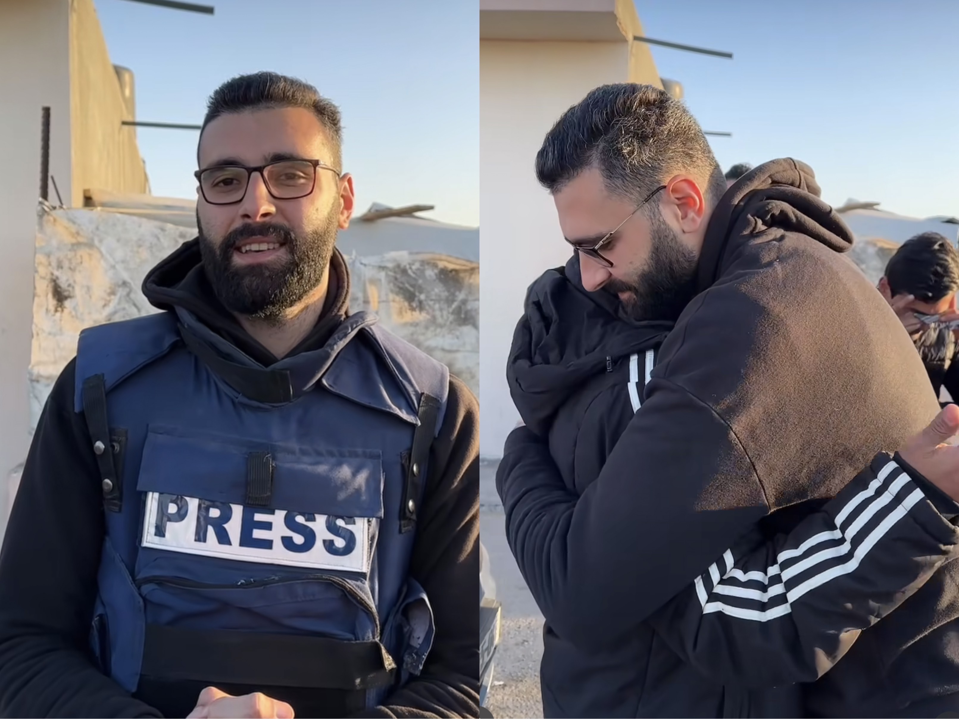 Prominent journalist Motaz Azaiza flees Gaza after 108 days of Israeli onslaught