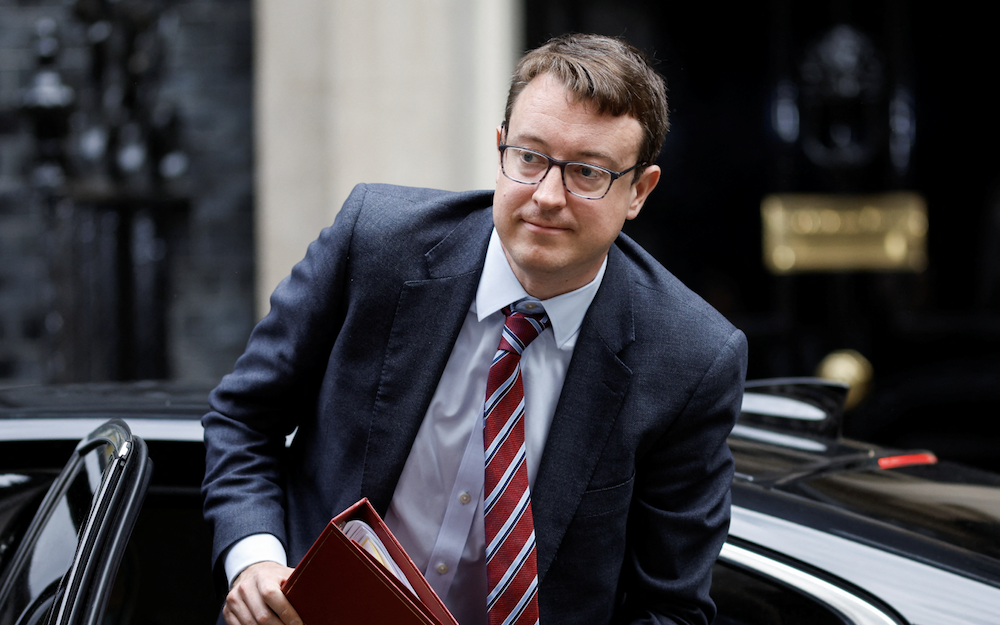 Senior British Conservative lawmaker Simon Clarke called on Tuesday for a change of prime minister. (Reuters/File Photo)