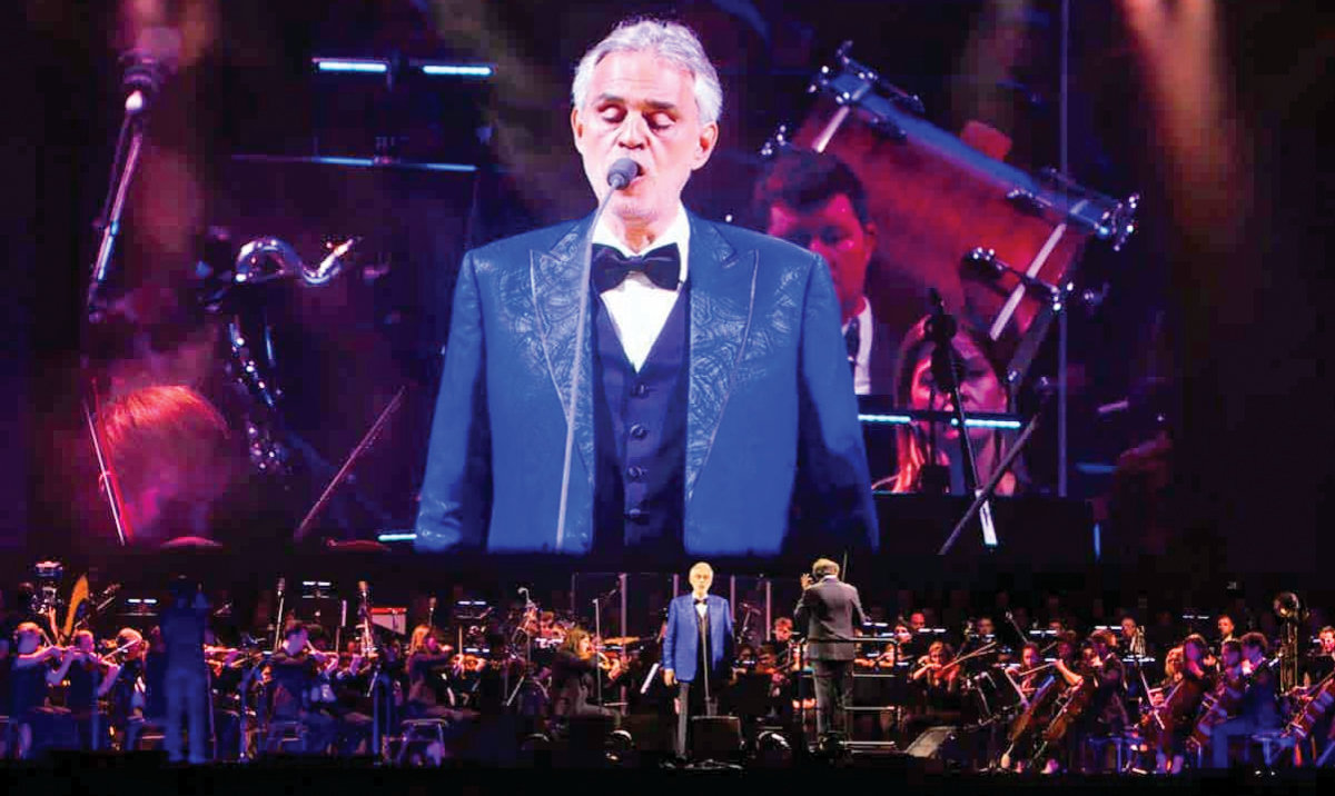 Italian tenor Bocelli returns for sixth performance at AlUla