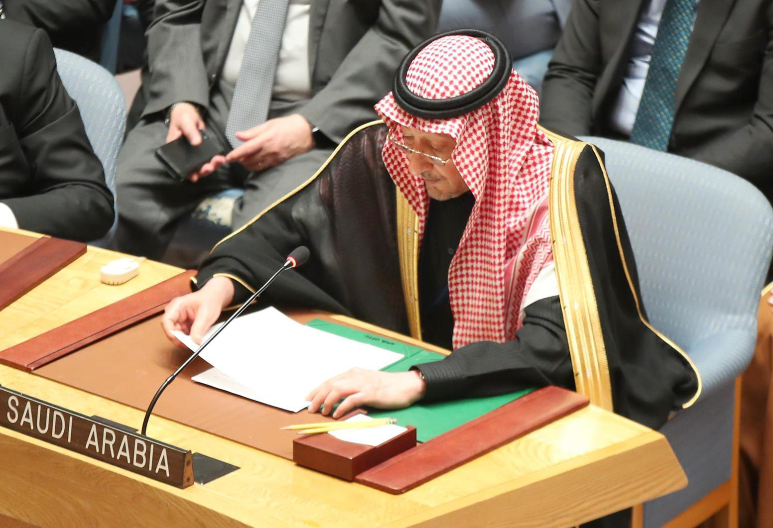 Elkhereiji said that the situation in Gaza is worsening due to indiscriminate bombing by the Israeli army. (SPA)