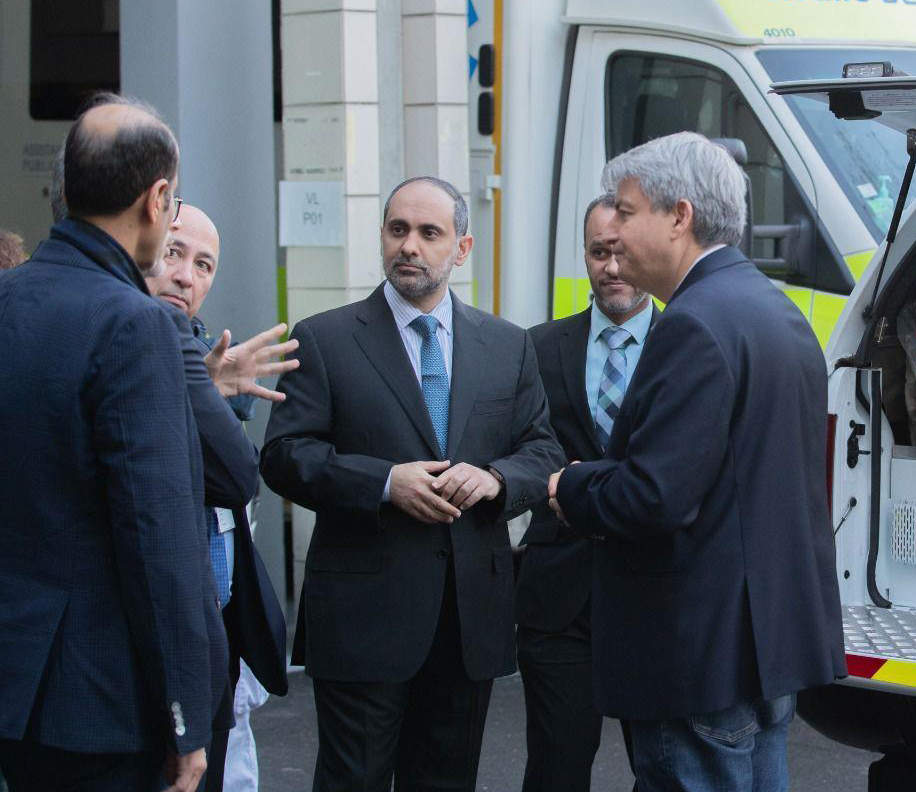 Saudi Health Minister Fahad Al-Jalajel held several bilateral meetings, met international health officials and attended a ministerial dinner organized by the French Ministry of Health. (SPA)