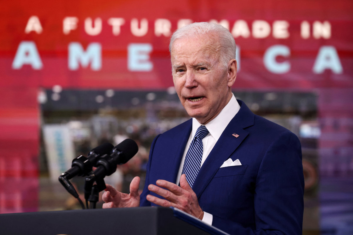 US President Joe Biden's likely Republican opponent, former president Donald Trump, has zeroed in on the global instability as an excuse to attack Biden as weak. (Reuters/File)