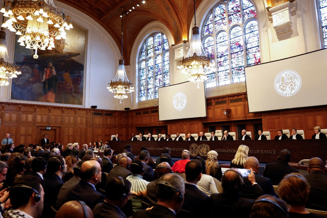 The United Nations’ top court decided on Friday not to throw out genocide charges against Israel for its military offensive in Gaza. (Reuters)