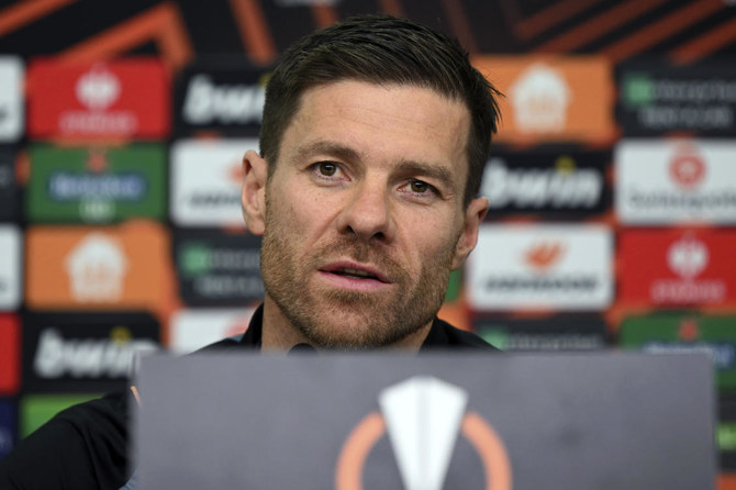 Bayer Leverkusen coach Xabi Alonso on Friday played down speculation he could replace Jurgen Klopp at Liverpool in the summer, saying: “what comes next, I don’t know.” (AP/File)