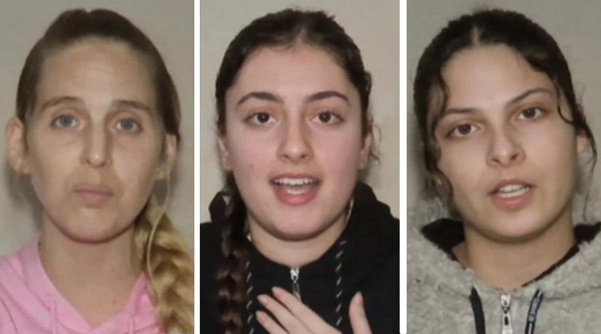 The three women have been identified by AFP using official and community sources. (Social media)