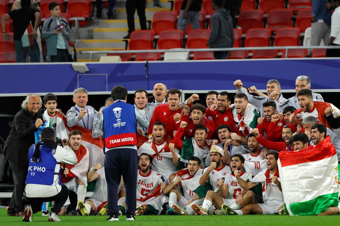 ‘No limits’ for Asian Cup debutants Tajikistan after beating UAE, reaching last eight