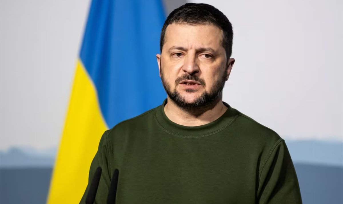 Ukrainian President Volodymyr Zelensky. (Reuters)
