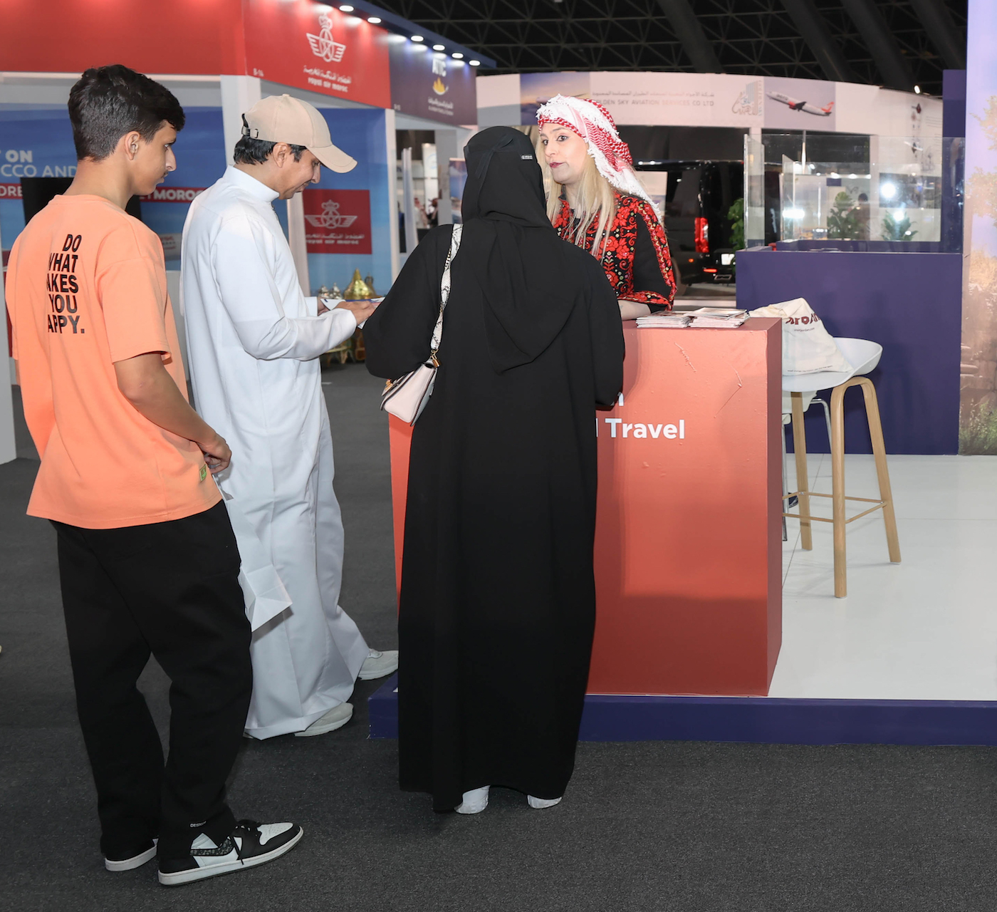 More than 200 exhibitors from 27 countries are taking part in this year’s Jeddah International Travel and Tourism Exhibition. (AN photo/Adnan Al-Mahdly)
