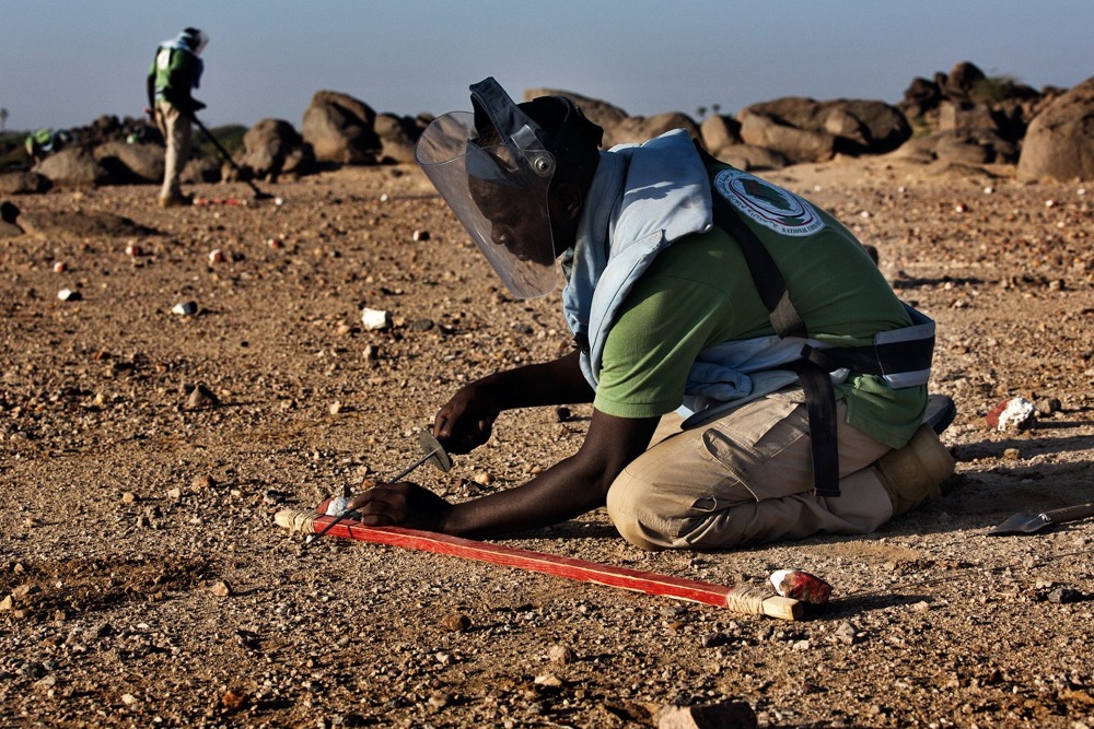 Sudan and South Sudan are among the nations most impacted by unexploded ordnance. (UNMAS)