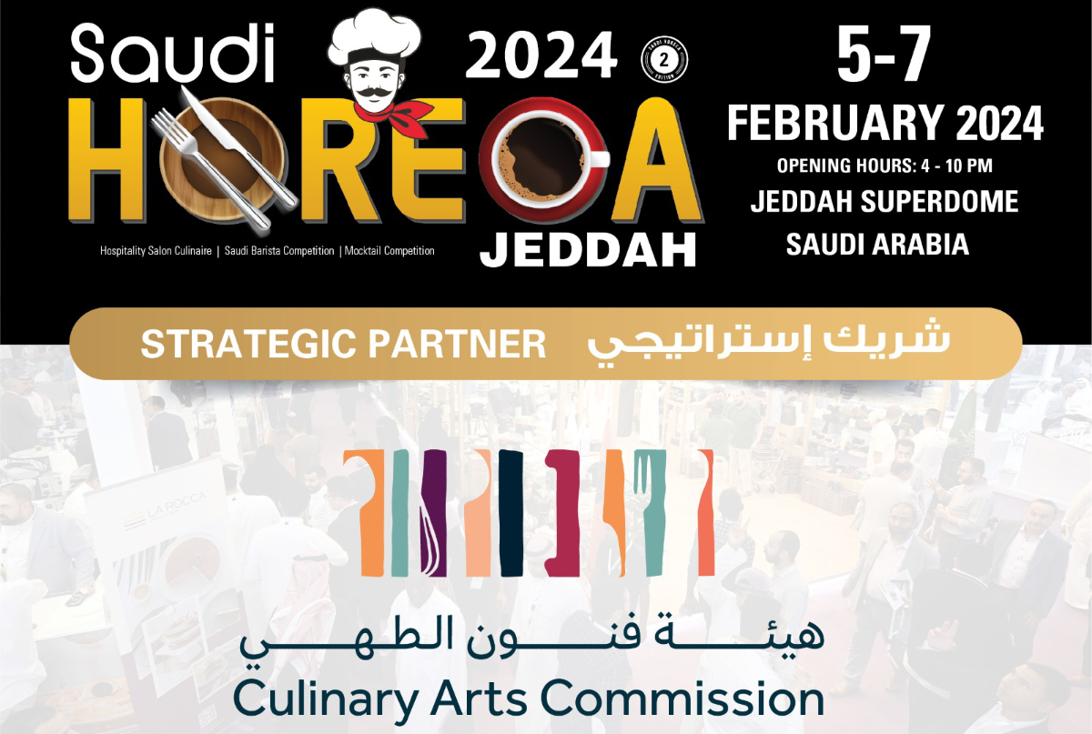 Live shows provide visitors with updates on developments in the food, beverage, and hospitality industries. (Twitter @saudihoreca)