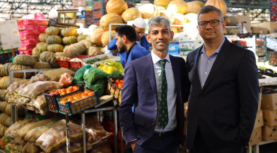 Maalexi founders Azam Pasha and Rohit Majhi. Supplied