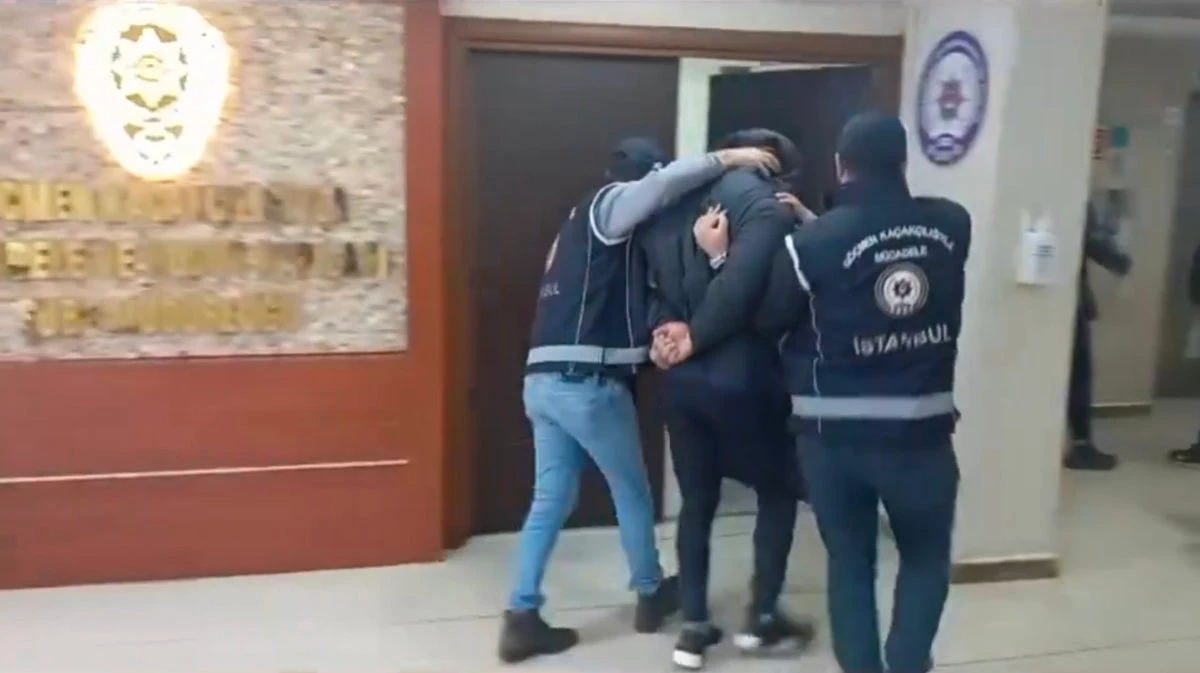 A screen grab from video posted by Turkish Interior Minister Ali Yerlikaya on X (formerly Twitter) shows police during operations to round up "high priority" criminal suspects tagged by the International Police. (X: @AliYerlikaya)