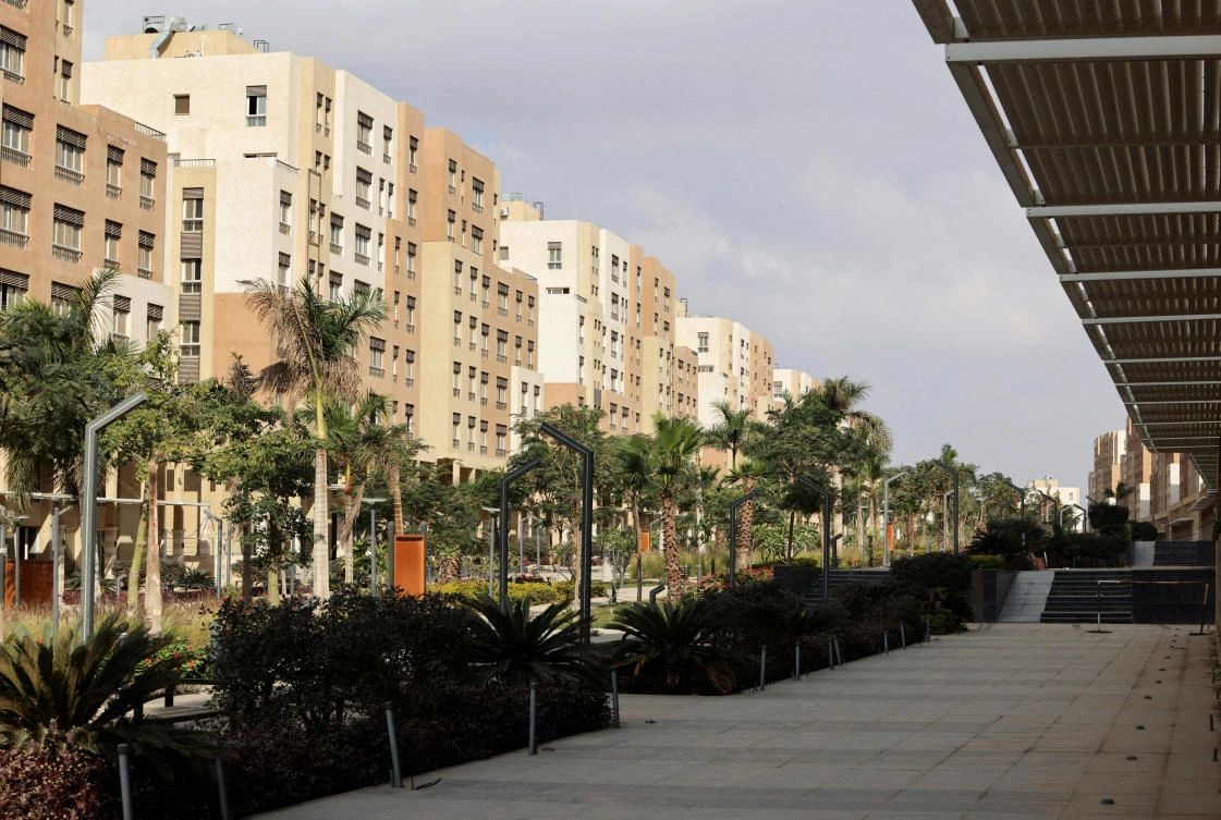 A general view of buildings in the New Administrative Capital (NAC) east of Cairo (REUTERS)