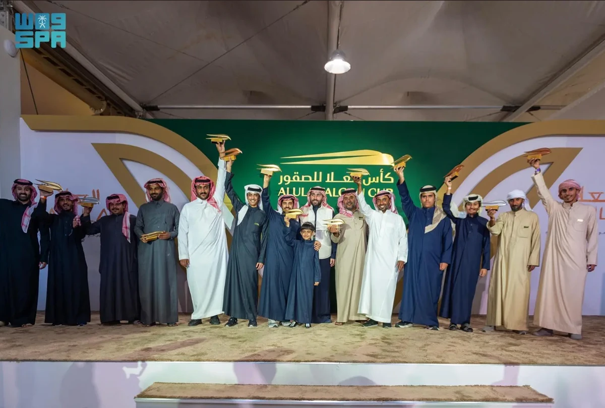 The second-track competitions at the AlUla Falcon Cup concluded on Thursday with 12 rounds that brought the total number of rounds held so far to 48. (SPA)