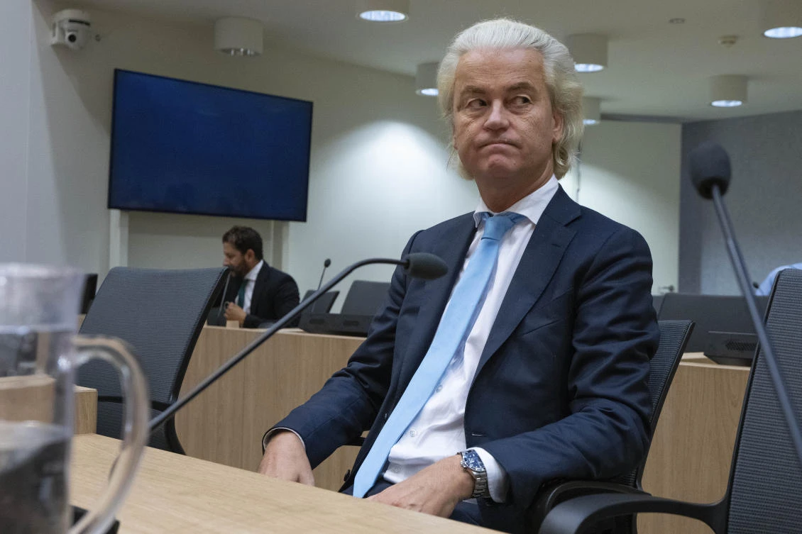 Dutch election winner Geert Wilders announced that he’s withdrawing legislation that he proposed in 2018 that calls for a ban on mosques and the Qur’an. (File/AFP)