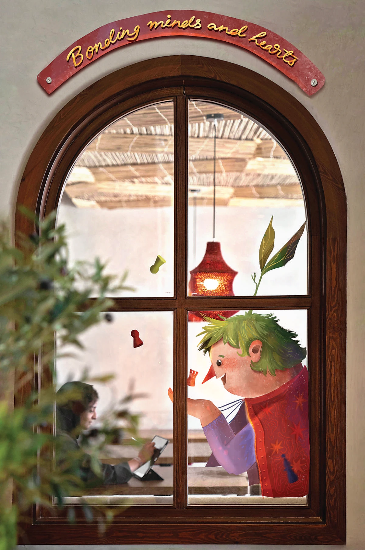 Saudi artist Layan Alhamed draws magical scenes on ordinary pictures, and has also created a limited-edition puzzle in celebration of Saudi National Day and contributed illustrations for a children’s book. (Instagram/layanalhamed_)