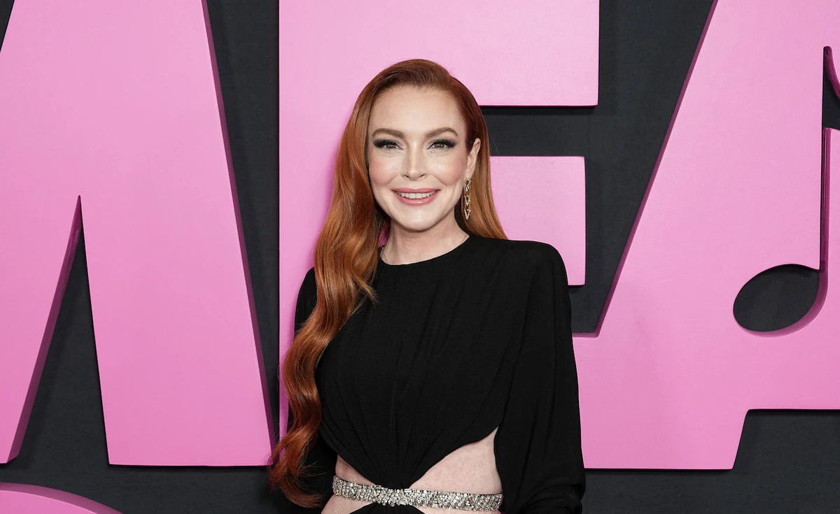 Lindsay Lohan attended the New York premiere of 'Mean Girls' alongside the cast of the 2024 remake of the hit 2004 film. (AFP)