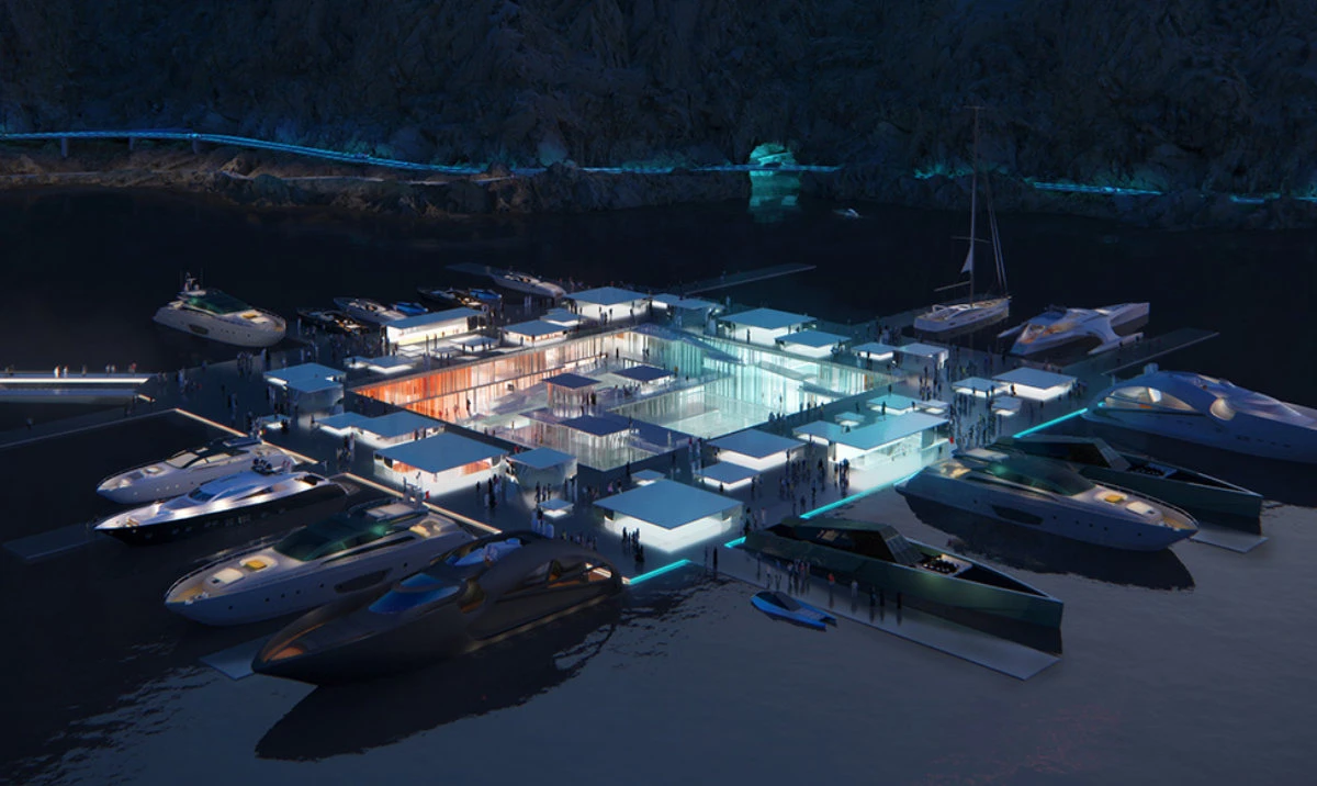 Officials behind the northwest Saudi megacity NEOM development have unveiled Aquellum, a luxury and experiential mountain visitor complex. (X: @NEOM)