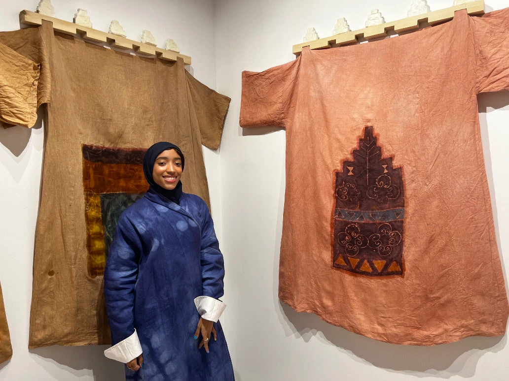 Suhailah Benadim, a Moroccan American artist, highlighted the similarities between Najdi and Moroccan architecture in her research. (AN photo)