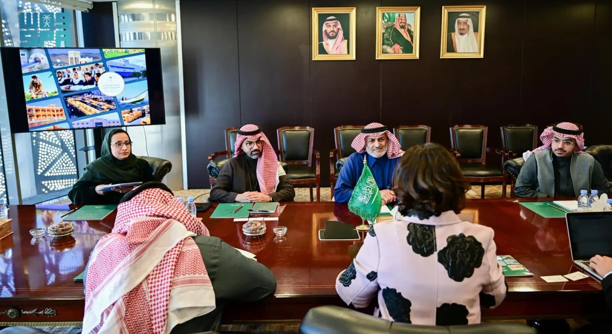 A delegation from the UN Industrial Development Organization met with officials from the Saudi Development and Reconstruction Program for Yemen. (SPA)