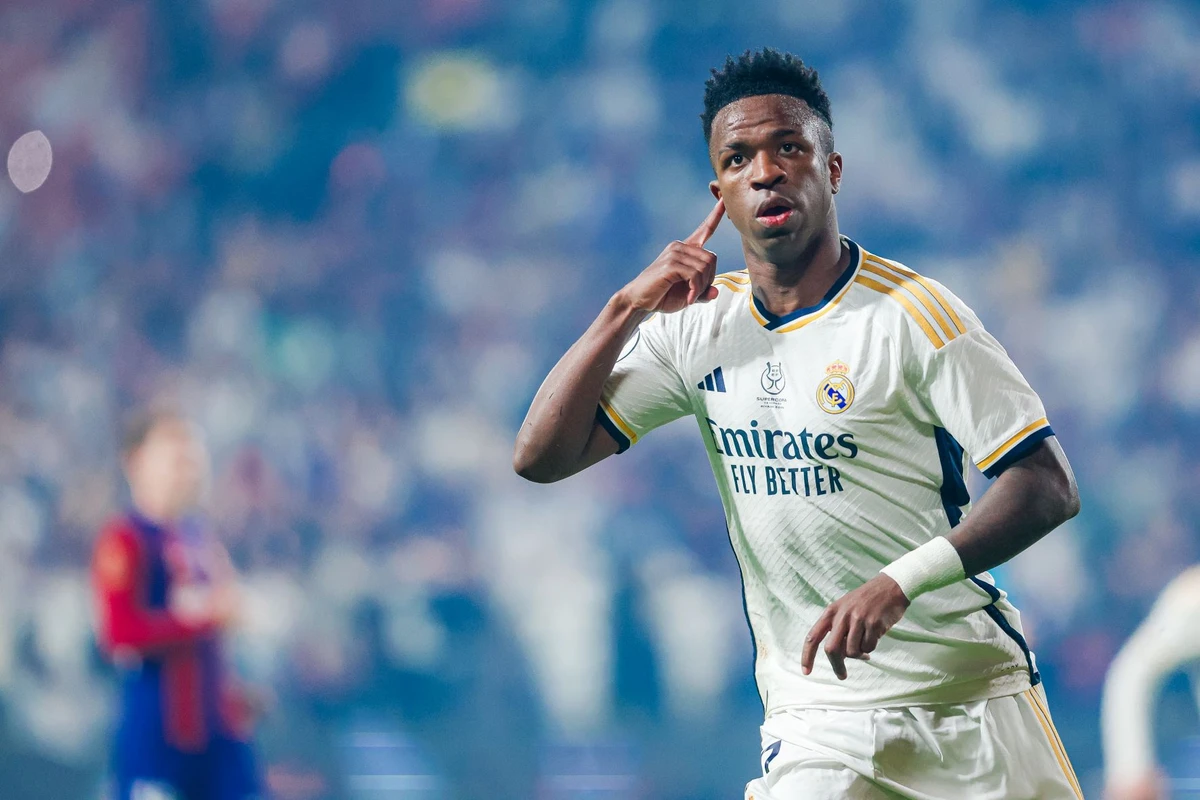 Vinicius Junior scored a hat-trick as Real Madrid beat Barcelona 4-1 in the Spanish Super Cup final in Riyadh. (Supplied)