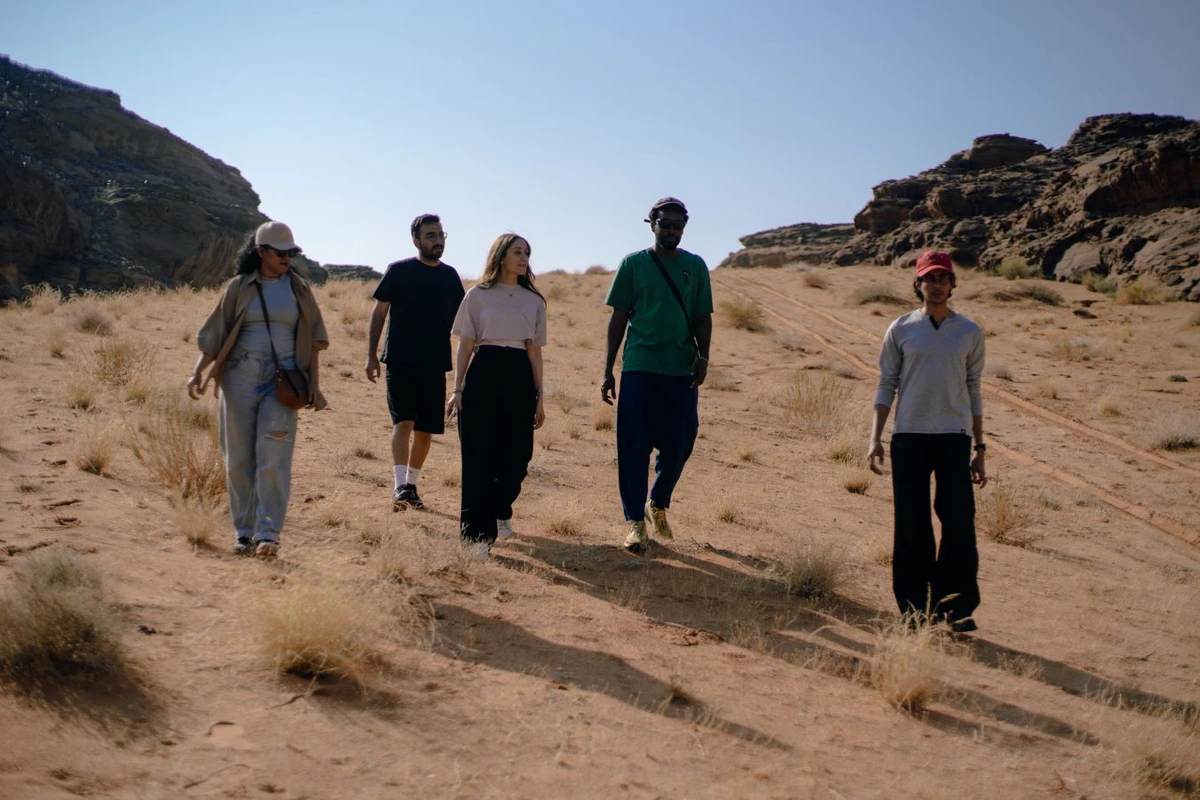 Designers at the AlUla Artist Residency. (Supplied)