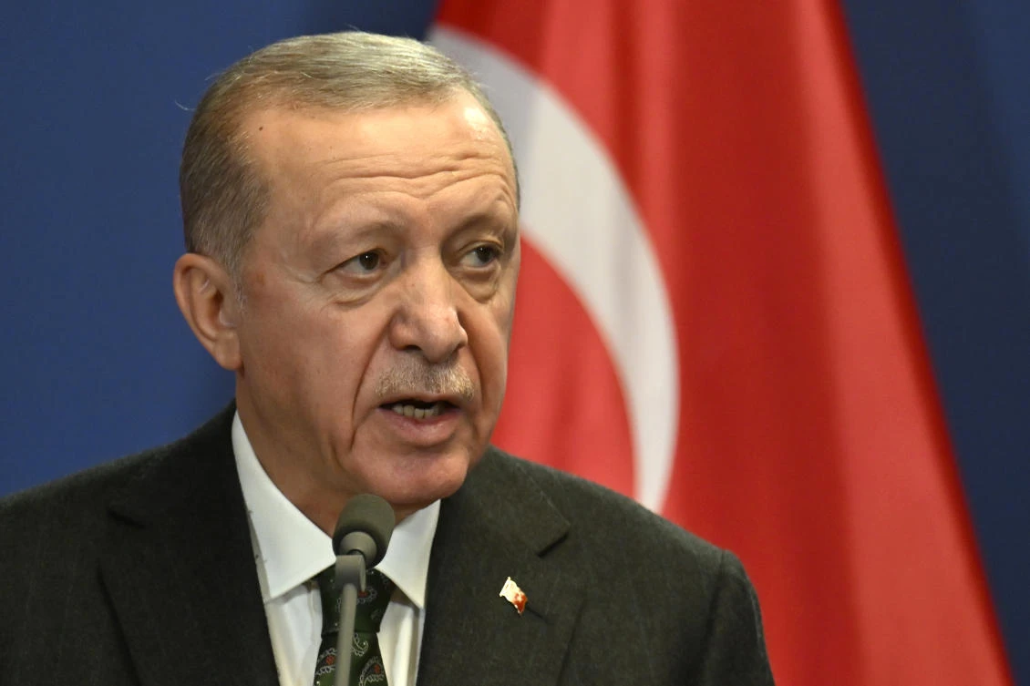 Turkish President Recep Tayyip Erdogan on Thursday picked a nationalist former member of a hard-right party to run for mayor of Ankara in closely watched Mar. 31 local elections. (AP/File)