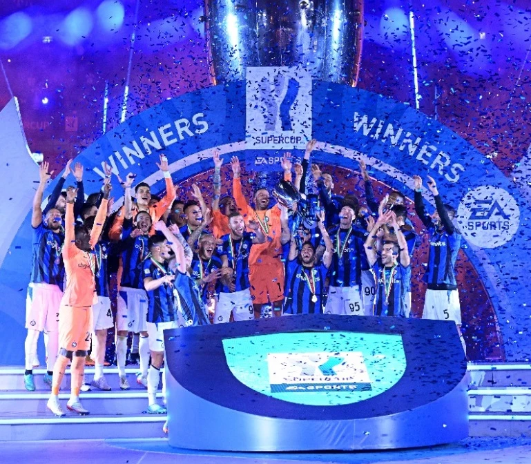 The day before Inter Milan and Lazio face off in Supercoppa Italiana’s semifinal in Riyadh, Internazionale’s coach Simone Inzaghi confirmed that his team are fully focused on winning the Italian Super Cup. (X/@Inter)