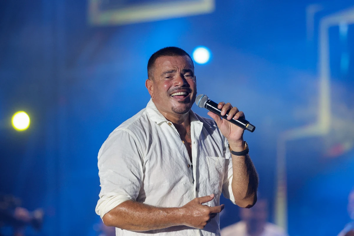 Egyptian megastar Amr Diab dropped his first album since 2020 on Dec. 28 with a live show in Riyadh Boulevard. (AFP)