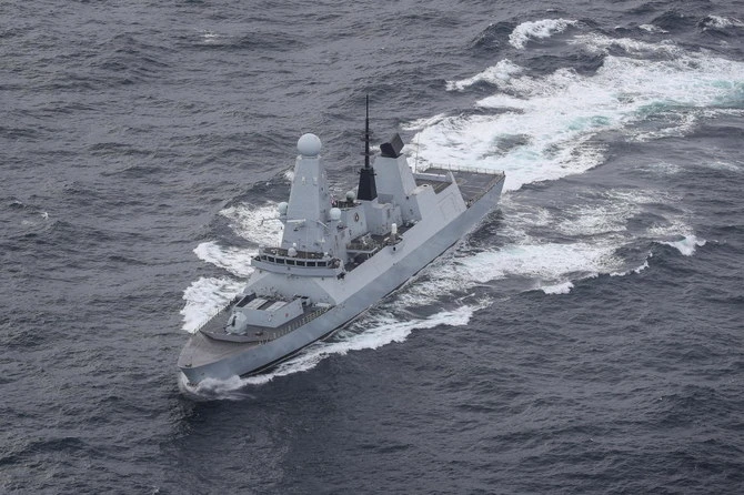 Two British warships collided in a harbor in Bahrain, causing damage to the vessels but no injuries, the Royal Navy said. (AP/File)