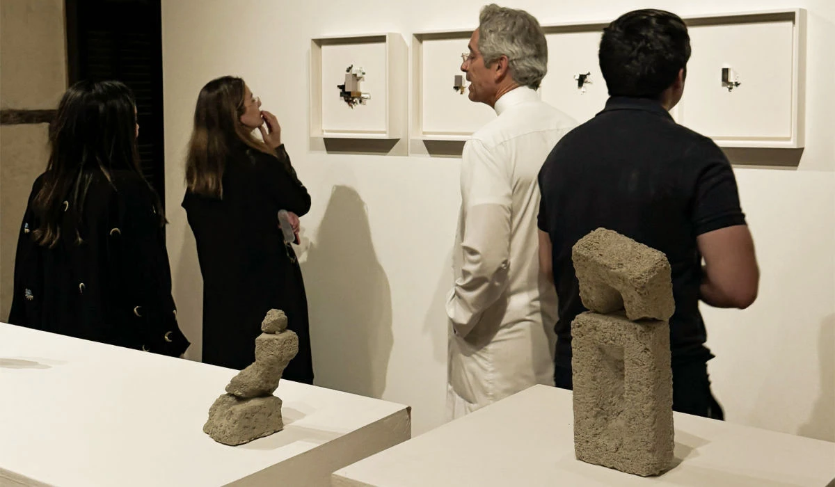 The ‘Matters Through Matter’ display, part of the Jeddah Historical District Program’s Balad Al-Fann arts and culture initiative, aims to challenge traditional human-centric worldview. (Supplied)