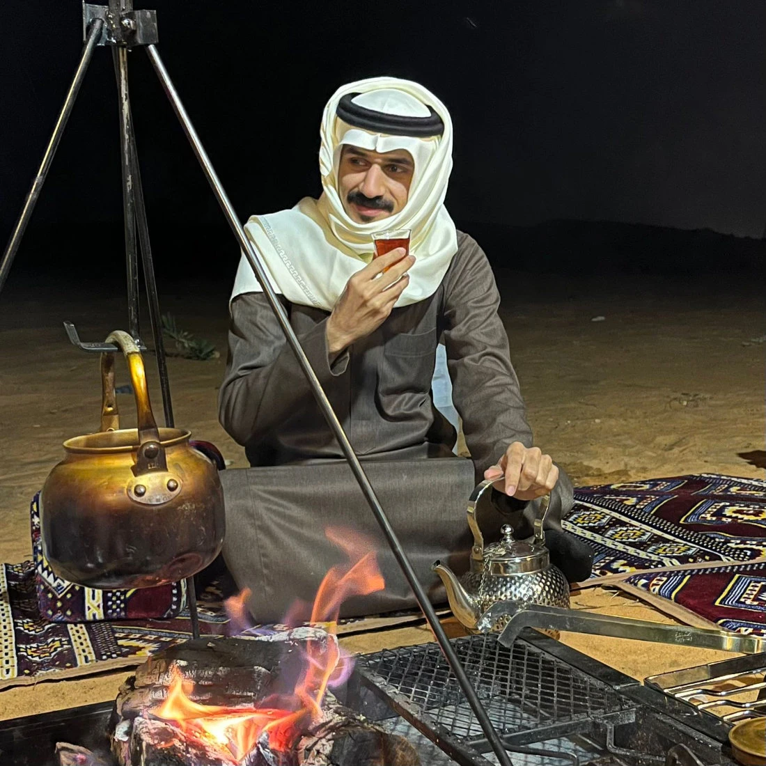 A Saudi influencer is showcasing the Kingdom’s culture of hospitality by highlight the many beverages associated with the country. (Supplied)