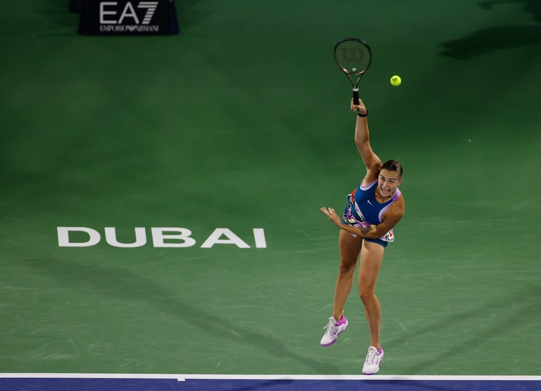 World No.2 Aryna Sabalenka will take part in the Dubai Tennis Championships 2024. (SUPPLIED)