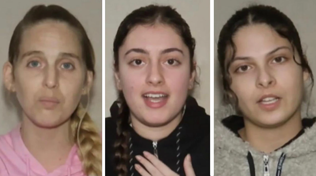The three women have been identified by AFP using official and community sources. (Social media)