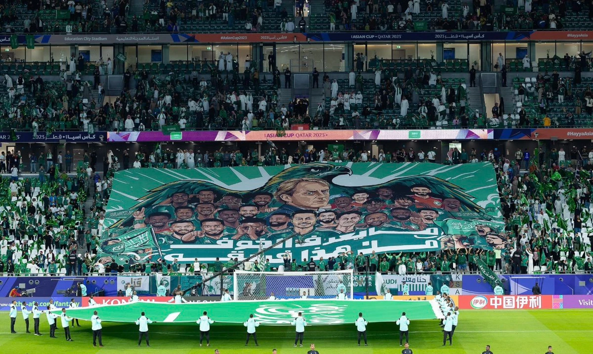 Roberto Mancini's Saudi team will meat South Korea in the Round fo 16 of the AFC Asian Cup in Qatar. (X/@SaudiNT)