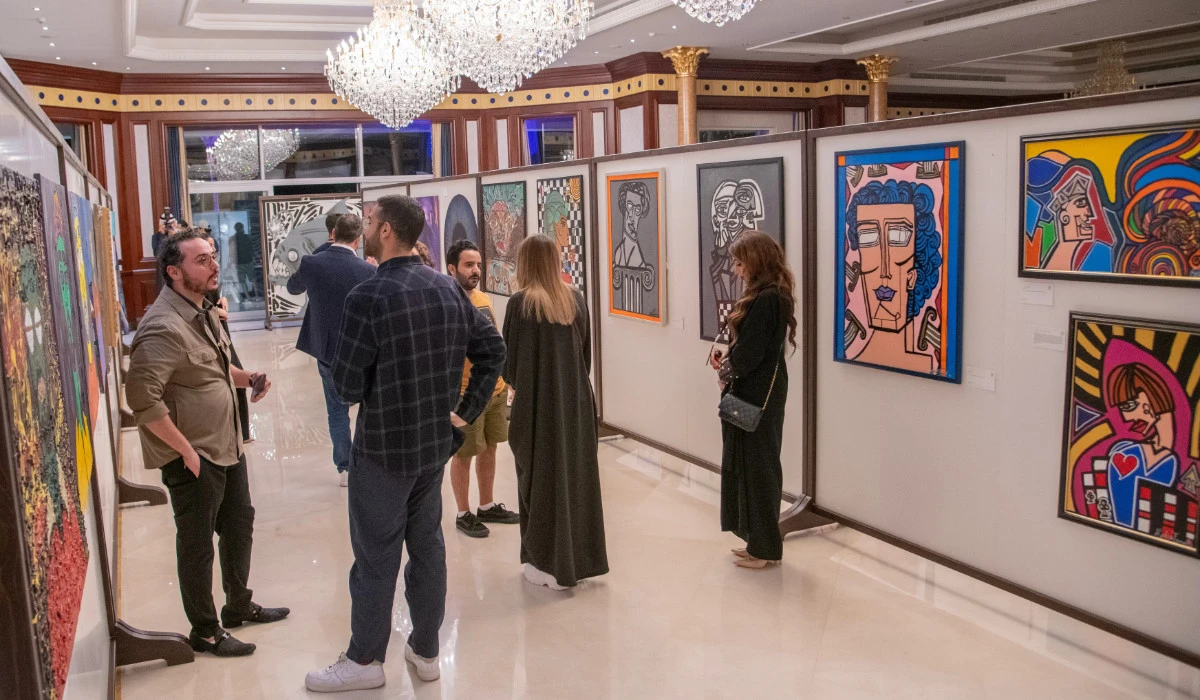 The event aimed to elevate the artists’ profiles by displaying their work in a luxury setting. (Supplied)