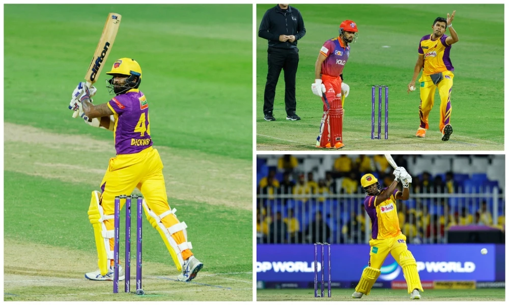 Sharjah Warriors hammered the Dubai Capitals by nine wickets in a one-sided affair in the International League T20 on Monday. (Supplied/@ILT20Official)