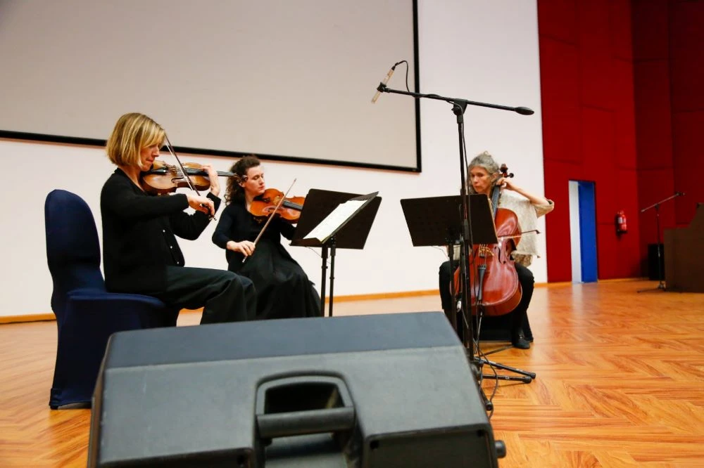 Alliance Francaise’s first music concert of the year in Jeddah featured an evening of classical music with Trio Volubilis. (Supplied)